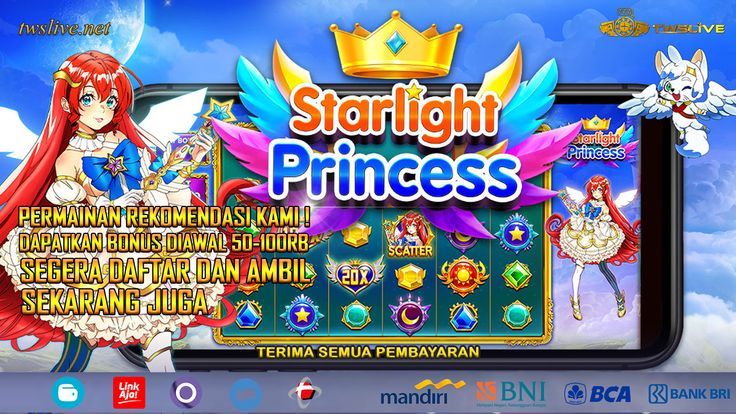 Raih kemenangan di Starlight Princess